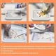 thumbnail image 5 of DIY Ice Cream Roll Maker Pan,Homemade DIY Frozen Treat - Instant Ice Cream Maker, 5 of 5