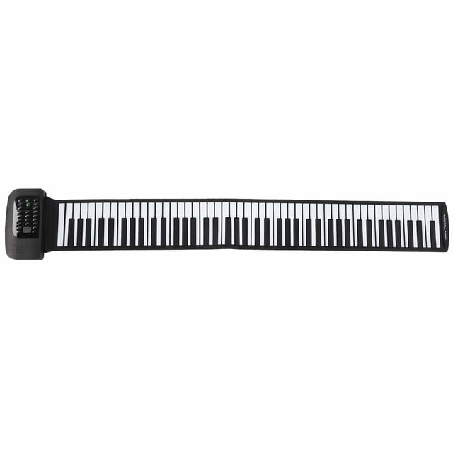 Teclado de piano enrollable Bling Bling piano eléctrico de silicona 88 pulgadas instalación sencilla