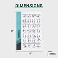thumbnail image 3 of FitMate Dumbbell and Barbell Workout Exercise Poster, 2-Pack, Workout Routine with Free Weights, Home Gym Decor, Room Guide (20 x 30 Inch), 3 of 5
