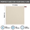 thumbnail image 5 of Simmore Cotton Dish Cloths and Towels Set (12x12, 6-Pack) Super Soft Waffle Dish Towels for Drying Dishes, Absorbent Dish Rugs for Kitchen, Beige, 5 of 6