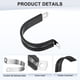 thumbnail image 2 of Uxcell 12 paquetes de abrazaderas de cable 36 mm acero inoxidable 304 goma forma R para tubo, 2 of 7
