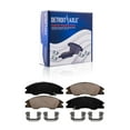 thumbnail image 6 of Detroit Axle - Brake Kit for 2004-2009 Kia Spectra Spectra5 2004 2005 2006 2007 2008 2009 Disc Brake Rotors Ceramic Brakes Pads Front and Rear Replacement : 2.99'' Center Hole for Rear Rotor, 6 of 8