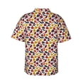 thumbnail image 3 of Balery Halloween Pumpkin Print Men's Hawaiian Shirts Short Sleeve Beach Shirt Relaxed Fit Vacation Button Down Shirts-Small, 3 of 9