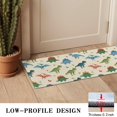 thumbnail image 3 of Beige Colorful Dinosaurs Pattern Door Rugs,Washable Non Slip Door Mats Indoor,Decorative Door Mats,Entry Mat Indoor for Entrance,Bedroom,Kitchen,Bathroom,16"x47", 3 of 6
