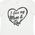 thumbnail image 4 of Inktastic I Love My Mom and Dad in Black Chalk Heart Boys or Girls Toddler T-Shirt, 4 of 5
