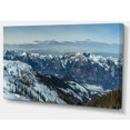 thumbnail image 2 of White Ski Slope Panoramic View - Landscape Artwork Canvas, 2 of 3