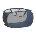 thumbnail image 2 of Cesto de ropa sucia BLESIY plegable duradera Cesto de la ropa Azul, 2 of 8