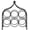 Black, variant on Safavieh Floyd Rustic Iron Freestanding 4-Bottle Wine Rack, Brown