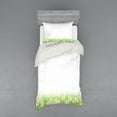thumbnail image 1 of Ambesonne Floral Bedding Set 3 Pcs, Daisies in the Grass, Twin, Green White Yellow, 1 of 3