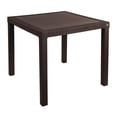 thumbnail image 1 of Mesa cuadrada Desarmable Estilo Rattan (Chocolate) La Ardilla Para exteriores e Interiores (Color Chocolate), 1 of 4