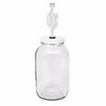 thumbnail image 2 of One Gallon Wide Mouth Jar with Lid and Twin Bubble Airlock, 2 of 4