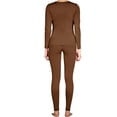 thumbnail image 3 of Lavra Women’s Fleece Lined Thermal Sets Winter Warm Long John Underwear Long Sleeve Top Pants Base Layer, 3 of 5