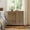 Walnut, variant on Modern Minimalist Wood Nightstand with Doors ,31.5" Large End Table,Reeded Design Bedside Table for Bedroom, Living Room,Entryway