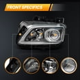 thumbnail image 6 of Sunthon Driver Side Headlights Assembly for 2018 - 2021 Hyundai Kona, Halogen Headlamps Assembly With Bulbs, Left Driver Side, Replaces 92101J9020 92102J9020, 6 of 10