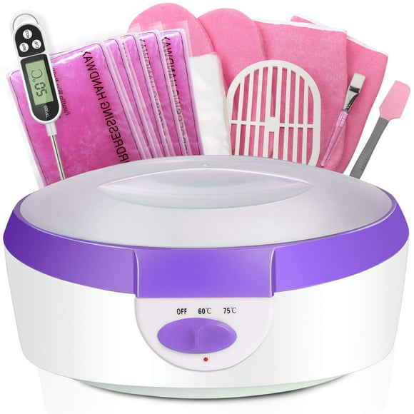 Paraffin Wax Machine for Hand and Feet - Ejiubas Paraffin Bath,Quick Heating,Large Capacity,includes 2.2 lb Paraffin Wax 200 Glove Liners 2 Thermal M