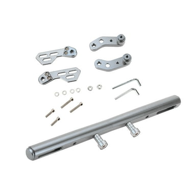 Unique Bargains Motorcycle Cross Bar, Handlebars 27cm/10.63" Handlebar for Yamaha XMAX 125 250 300 400 Silver Tone, 1set