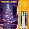 thumbnail image 2 of Luces para árbol de Navidad Ollny Animated, 166 LED, IP67, resistentes al agua, 2 of 8