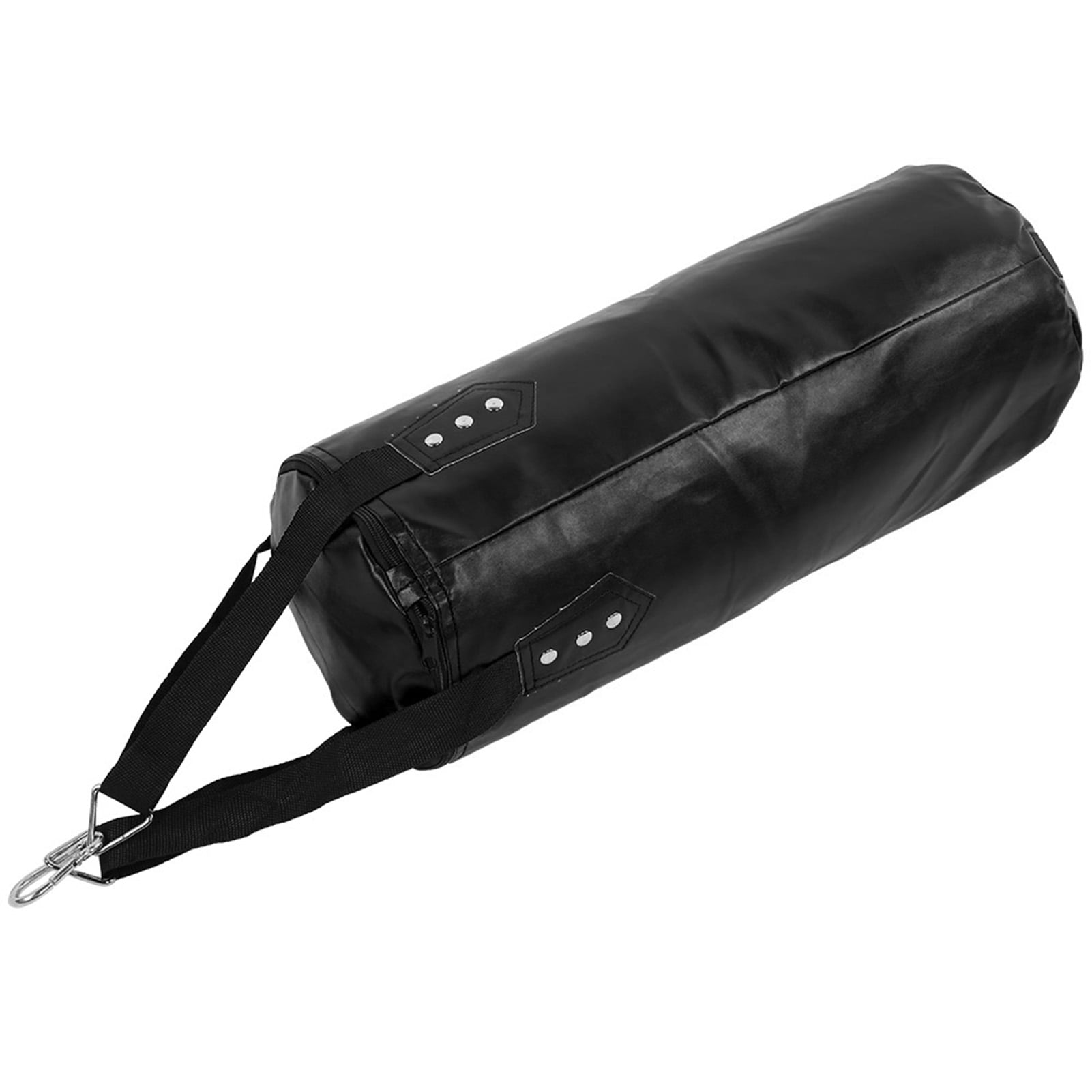 Nieyigj Kids Boxing Sandbag Hanging Hollow Training Equipment Set 23.62 inches / 60 cm for Muay Thai MMA Kickboxing Unfilled Heavy Bag with Ceiling Mount Chain Black