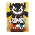 thumbnail image 3 of The Cuphead Show Fleece Blanket Super Soft Cozy Warm Flannel Fleece Throw Blanket For Couch Bed Sofa Throw 60"X50", 3 of 7