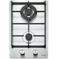thumbnail image 2 of KFFKFF 12" Gas Cooktop Stove Top 12250BTU 2 Burners Built-in Stainless Steel Stove Top LPG/NG Convertible Dual Fuel Natural Gas Hob with Thermocouple Protection, 2 of 9