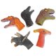 thumbnail image 1 of Adorable Finger Puppet Toy 5Pcs Assorted Color Plastic Secure Fit No Jamming for Kids Use, 1 of 5