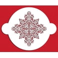 thumbnail image 2 of Designer Stencils French Medallion Cake Stencil Top 9.5 Inch, Beige/semi-transparent, 2 of 6