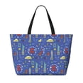 thumbnail image 2 of Fotbe New-York City Bolsa de Viaje para Playa - Resistente al Agua, Bolsa Tote de Gran Capacidad y Ligera con 7 Bolsillos para Mujeres y Hombres, 2 of 7