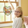 thumbnail image 3 of Melissa & Doug Created by Me! Peel-and-Press Stained Glass Butterfly Craft Kit, 3 of 7