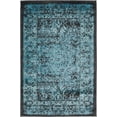 thumbnail image 3 of Unique Loom Imperial Collection Area Rug - Bosphorus (2' x 3' 1" Rectangle Black and Blue/Black), 3 of 6