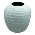 thumbnail image 2 of Decorative Handmade Oval Modern Flower Vase in Blue, 16, 2 of 5