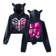 thumbnail image 5 of AJ Lee Merch Fans Cat Ear Hoodie – Women’s Long Sleeve Pullover Sweatshirt Streetwear for Wrestling Fans and Supporters, 5 of 6