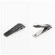 thumbnail image 5 of 1 Pc Cortauñas Pequeño Plegable Portátil para Mujeres y Hombres en Tonos Brillantes Negro y Plata, 5 of 6