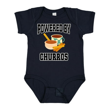 

Inktastic Powered by Churros and Chocolate Gift Baby Boy or Baby Girl Bodysuit