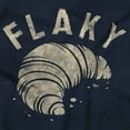 thumbnail image 2 of Funny Flaky Croissant Food Joke Womens Slim Fit Graphic Tee Brisco Brands S, 2 of 6