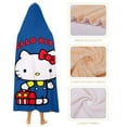 thumbnail image 6 of Hello Kitty Hooded Blanket Poncho, Wearable Hooded Blanket Cozy Soft Warm Plush Fleece Blanket for Adult Women Men 60x80, 6 of 6