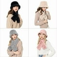 thumbnail image 6 of Bucket Hat Scarf Set for Women, Faux Fur Winter Hats for Women, Thick Neck Warmer Collar Scarf for Women, 6 of 7