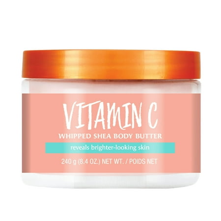 Tree Hut Shea Whipped Body Butter, Lightweight Hydration for Softer, Brighter Skin, Vitamin C, 8.4oz