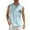 Light blue, variant on Baqcunre Tank Tops Men Male Tops Sports Sleeveless Top Cotton Vest Painting Fitness Muscle Tank Top Linen Shirts For Men Tops For Men Dark Gray S