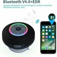thumbnail image 3 of Your Multi-Scene Partner, Portable Mini Bluetooth Shower Speaker, Waterproof (IPX7), Dustproof & Shockproof, with Suction Cup Design for Easy Installation in Bathroom, Beach, Pool, Diving, 3 of 5