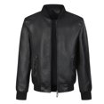 thumbnail image 3 of WIZUTIZ Men's Leather Jacket Solid Color Motorcycle Vintage Zipper Pocket Long Sleeve Hoodless PU Coat for Winter Casual Daily Outdoor Mens Fashion, 3 of 8