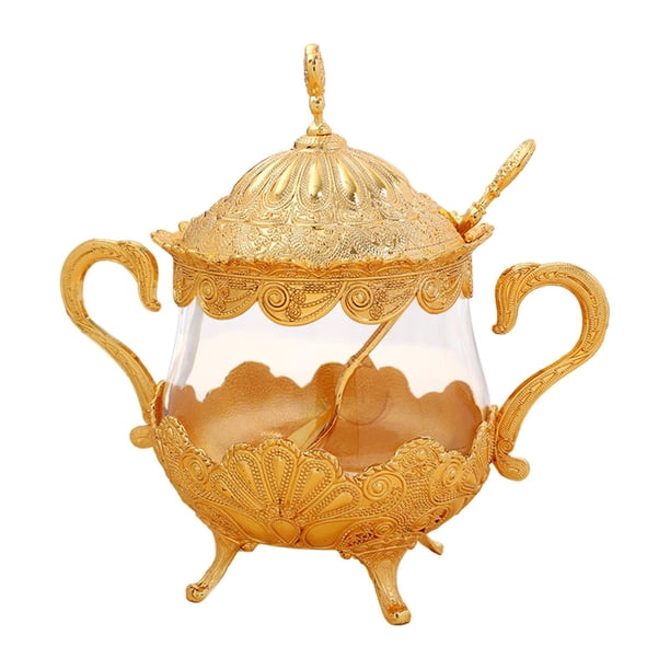 Azucarero, salero, recipiente para sal con tapa, cuchara, bote, tarros de especias, soporte para azúcar para cocina, cafetería, mesa de casa,