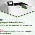 thumbnail image 2 of greencycle W1410A With Chip Toner Cartridge Replacement Compatible for 141A Work with Laser Jet MFP M140w M139w M110w Printers (Not Compatible for "e" series Laser Jet M110we M139we M140we),4pcs, 2 of 6