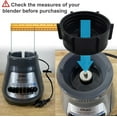 thumbnail image 5 of HQRP Glass Square Replacement Blender Jar Set Compatible with Oster Osterizer Blender Models, 6-Cup, 1.75L Pitcher, 5 of 5