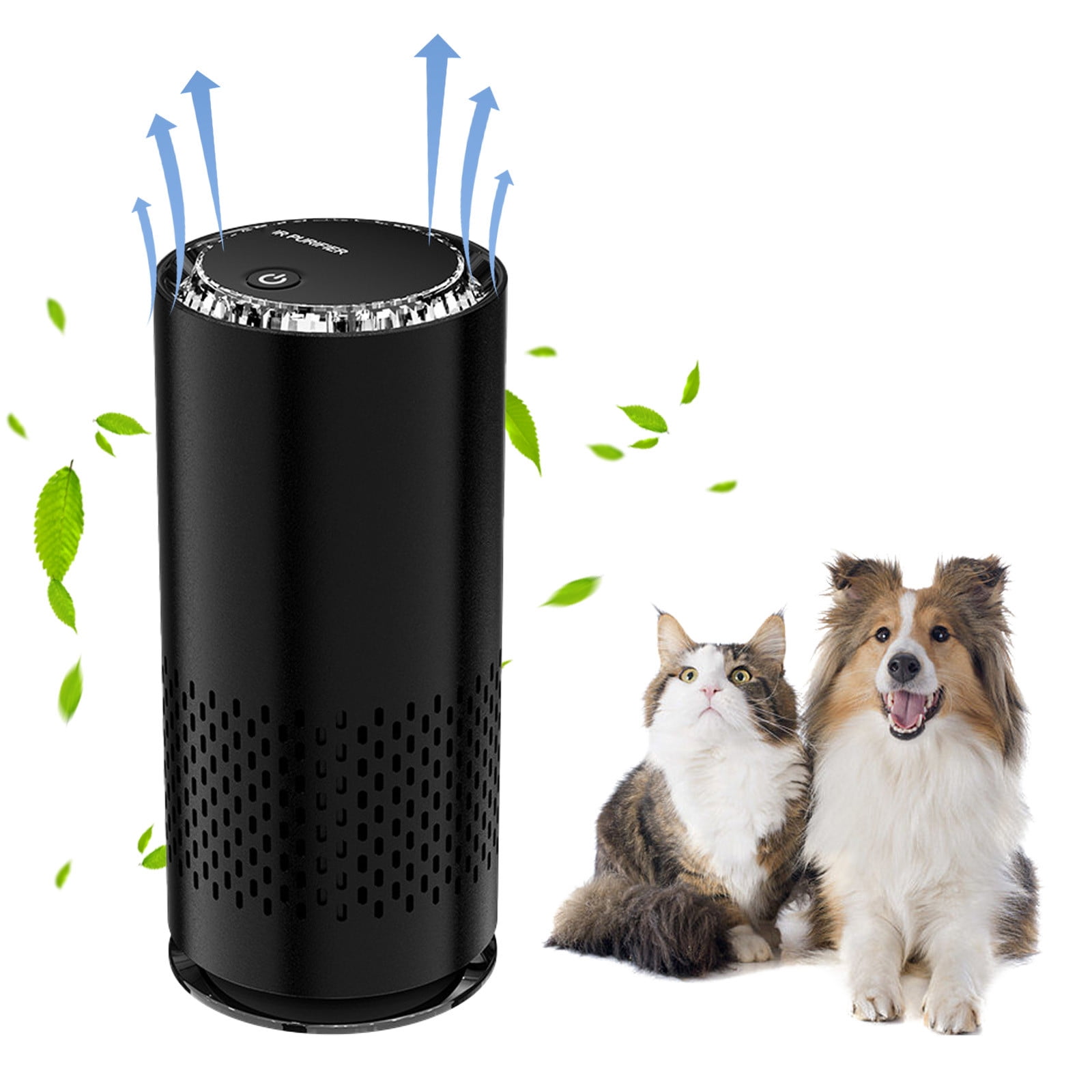 Purifiers For Home Pet Odor Eliminator With Activated Carbon Filter Portable 6.1 in x 3.34 in x 2.79 in White Plastic Unit