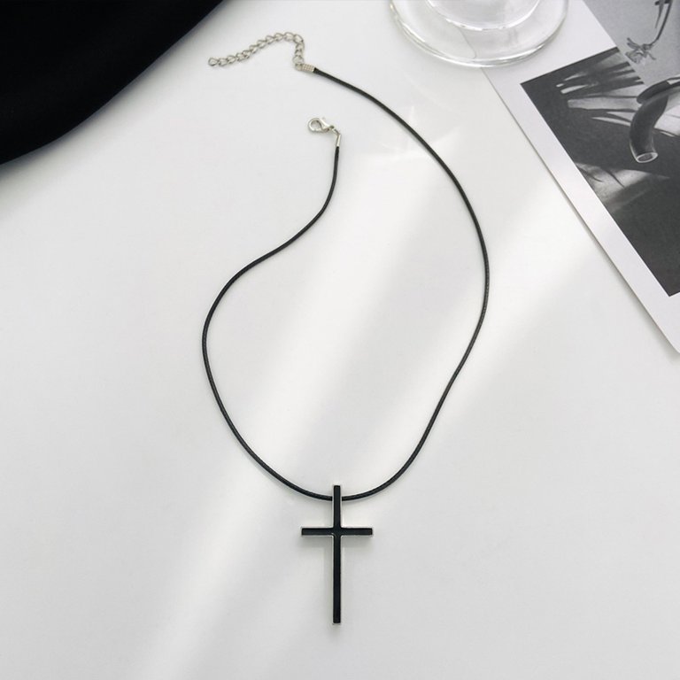 AOOOWER Leathers Cord Chain Necklace Adjustable Length Necklace