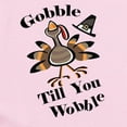 thumbnail image 2 of CafePress - Gobble Wabble Thanksgiving Infant Bodysuit - Baby Light Bodysuit, Size Newborn - 24 Months, 2 of 4