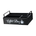 thumbnail image 1 of jesticaly Coffee Station Organizer Rustic Wood Coffee Holder Pod for Coffee Bar Office Style A, 1 of 1