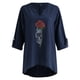 thumbnail image 4 of Moda Mujer Camiseta de manga larga Otoño Frente abierto Prendas de abrigo sueltas Impresión Blusa Abrigo Tops Pompotops FGAJ14537, 4 of 5