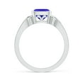 thumbnail image 2 of Angara Natural 1.05 Ct. Tanzanite Solitaire Ring in 14K White Gold for Women (Ring Size: 3), 2 of 9