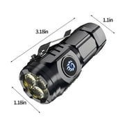 Three Eye Monster Mini Flashlight, Three Eye Monster Mini Flash Ultra Flashlight, 3 Modes Rechargeable Flashlight, High Brightness Flash LED Light,for Camping, Hiking, Riding